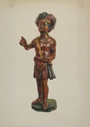 Indio de Tienda de Cigarros, c. 1940