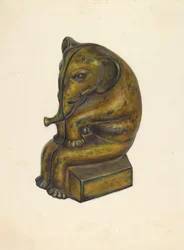 Banco de juguete: Elefante