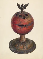 Banco de juguete: Globo, c. 1939