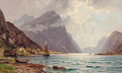 Paisaje de fiordo