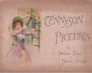 Diseño de la portada (La Reina de Mayo), ilustración de Tennyson Pictures publicada por E P Dutton & Co, c.1900 (litografía en color)