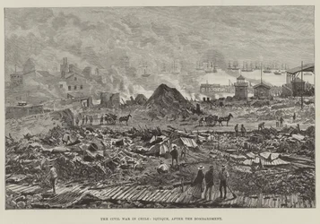 La Guerra Civil en Chile, Iquique, después del bombardeo