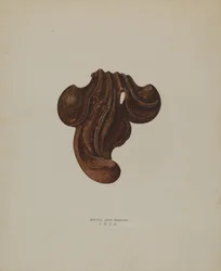Hoja de hierro ornamental, 1938