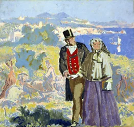 Idilio (óleo sobre lienzo)