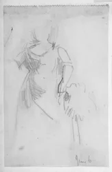 Boceto de una figura femenina