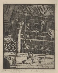 La vieja taberna Mogul, Drury Lane, 1908, publicada 1929