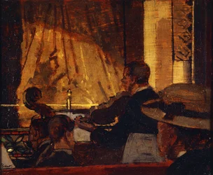 El foso en el viejo Bedford, c.1889