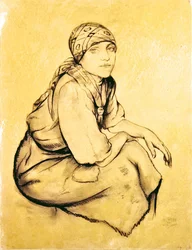 Una mujer gitana