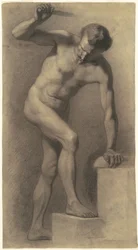 Desnudo Masculino en Escaleras
