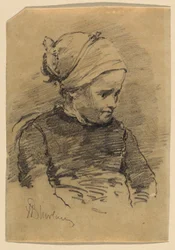 Retrato de una niña campesina