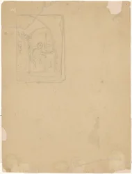 Estudio de un interior [verso]