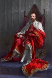 Rey Jorge V, en el año de su coronación