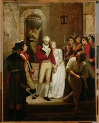 Escena de la Revolución Francesa (óleo sobre lienzo)