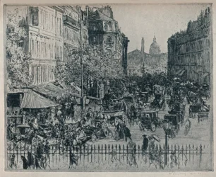Rue Royale, París, c1913