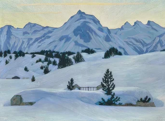Paisaje invernal en Maloja. 1912