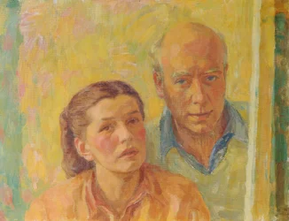 Doble retrato de Walter y Grete Gamerith