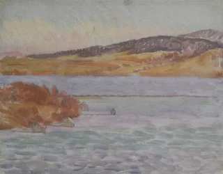 junto al lago
