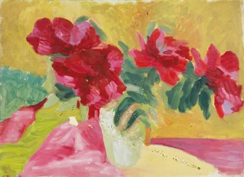 Bodegón con peonías