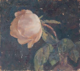 Jarrón con rosa