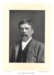 George Du Maurier, escritor y artista británico, c. 1895