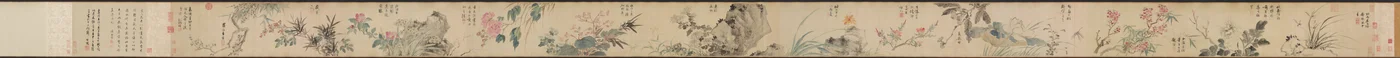 Flowers of Four Seasons, with Poems