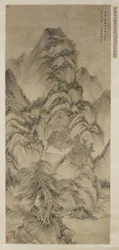 Paisaje después de Wang Meng