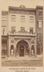 Templo del Arte de Germon, 1860 (foto)