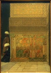 Esquina en el mausoleo Gur-Emir