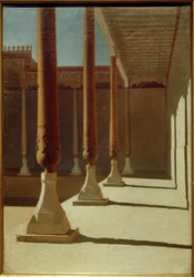 Galería en la ciudadela de Samarcanda