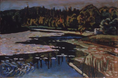 Un río en otoño