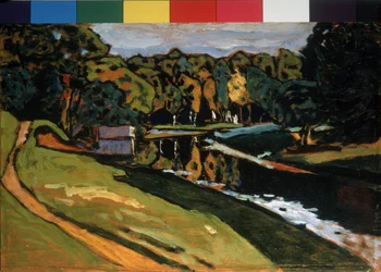 "Otoño" Pintura de Vassily Kandinsky