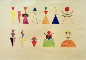 Cuadros de una exposición, figurines para la imagen XVI