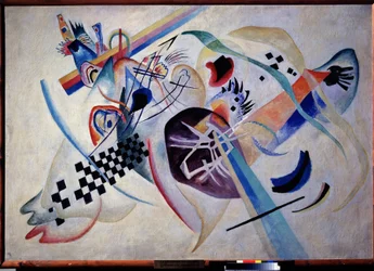 ""Composición N. 224. Sobre el blanco"" Pintura de Vassily Kandinsky (o Wassily Kandinsky o Kandinskyj
