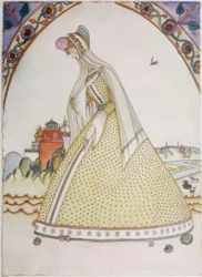 Dama con miriñaque