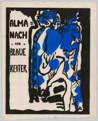 Holzschnitt für den Almanach "Der Blaue Reiter"