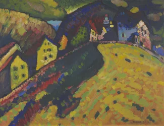 Casas en Murnau, 1909