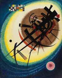 Kandinsky - En el óvalo claro, 1925