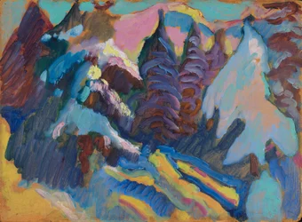 Kochel - Árboles cubiertos de nieve