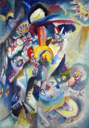 "Moscú II" Pintura de Vassily Kandinsky (o Wassily Kandinski o Kandinskij)