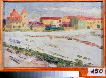 Múnich (Alemania) (Múnich). Pintura de Vassily Kandinsky (ou Wassily Kandinski ou Kandinskij