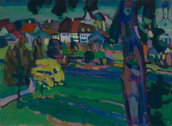 Murnau - Estudio para "Paisaje con tronco de árbol"