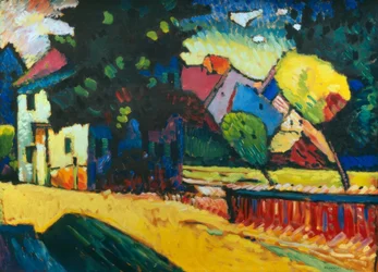 Murnau - Paisaje con casa verde