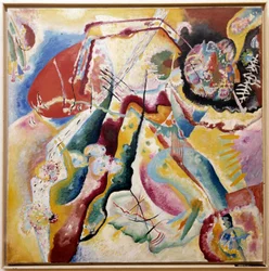 Pintura con mancha roja, 1914