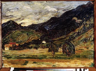 "Paisaje" Pintura de Vassily Kandinsky