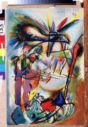 Pintor Vine (Pintura Pointles). Ouverre de Wassily Kandinsky (Au Wassily Kandinsky au Kandinskyz
