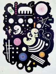 "Negro Variado" pintura de Kandinsky