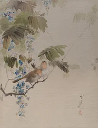 Aves y flores, ca. 1887