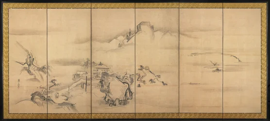 Ocho vistas de los ríos Xiao y Xiang, 1700s