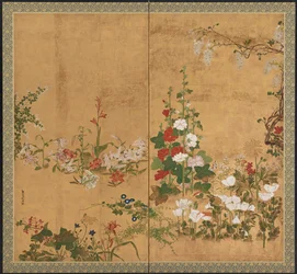 Flores, período Edo, principios-mediados del siglo XVIII
