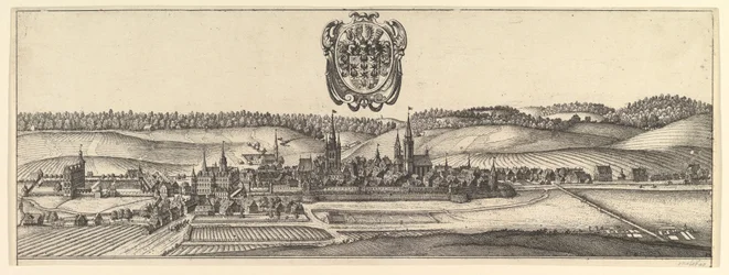 Ansbach y Coburg, Vista de dos vistas a&b., 1625-77